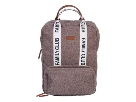 Childhome Prebaľovací batoh Family Club Signature Teddy Off White / 40 x 30 x 16 cm (CWBPSTSB)