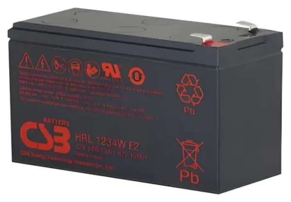 CSB HRL1234W / Olovený akumulátor / 12V / 9Ah / 34W / F2 (CSB-HRL1234W)