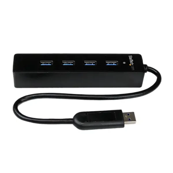 StarTech USB 3.0 HUB 4 porty čierna / 4× USB-A / 5 Gbps (ST4300PBU3)