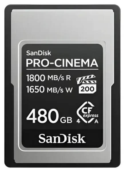 SanDisk PRO-CINEMA CFexpress 480 GB / Pamäťová karta / Type A (SDCFEA-480G-GN4NN)
