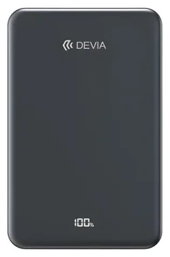 Devia Ultra14 SOLID State Magnetic čierna / Powerbanka / 10000 mAh / PD 22.5W / Magnetické nabíjanie (6942297147522)