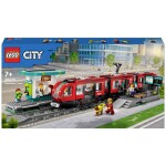 LEGO® City 60423 Električka a zastávka v centre mesta