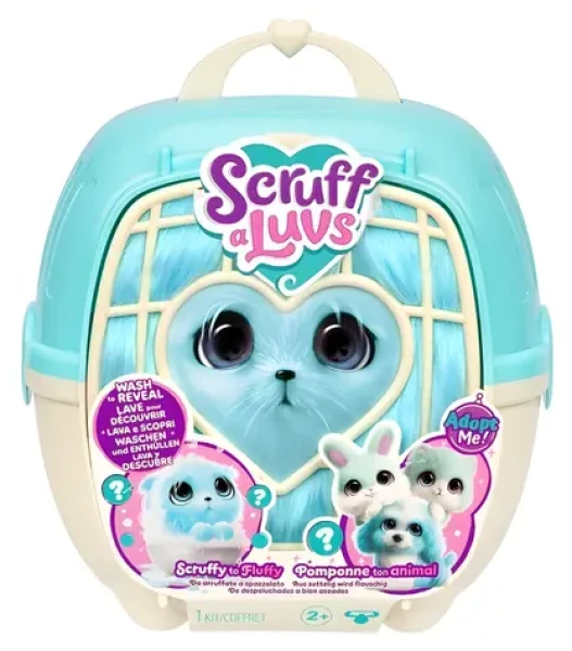 SCRUFF-A-LUVS Plyšové zvieratko s prekvapením modrá