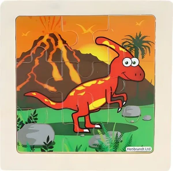 Drevené puzzle Dinosaurus: Cryolophosaurus