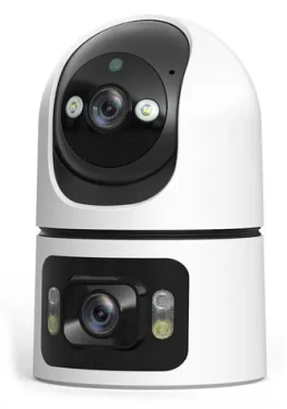 Immax NEO LITE SMART Security DOUBLE / Vnútorná kamera / Duálna / P/T 355°/90° / 4MP / Wi-Fi / TUYA (07805L)
