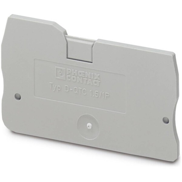 End cover D-QTC 1,5/1P 3206322 Phoenix Contact; 3206322