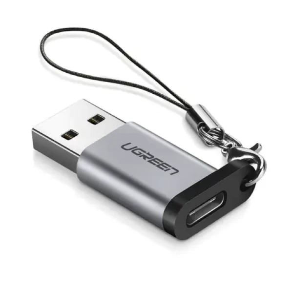 Ugreen Adaptér USB-A 3.0 (M) - USB-C (F) sivá (6957303855339)