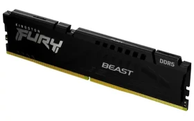 Kingston Fury Beast Black 64GB (1x 64GB) DDR5 5600MHz / CL36 / DIMM / EXPO / XMP / 1.35V (KF556C36BBE-64)