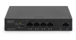 Digitus 4+1 Port PoE čierna / Switch / Gigabit / Neriadený / PoE+ 60W (DN-95330-1)