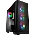 BitFenix Prodigy M 2022 čierna / micro-ATX / 2xUSB3.0 + 1x USB3.1 / 1x120+1x60mm / bez zdroja / priehľadná bočnica (BFC-PM2-300-KKGSK-RP)