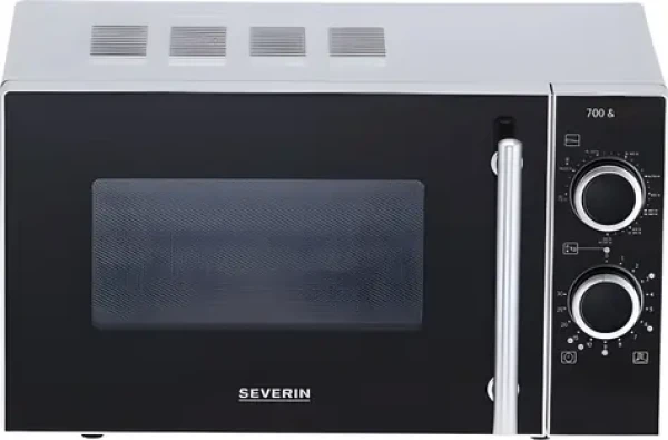 Severin MW 7771 čierna / strieborná / Mikrovlnná rúra / s grilom / 20 l / gril 1000 W (MW7771)