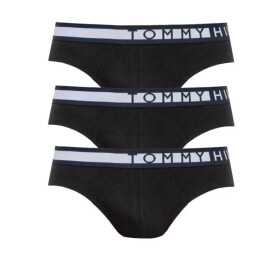Pánske nohavičky 3PACK UM0UM01227 Čierna s bielou - Tommy Hilfiger S/M černá s bílou