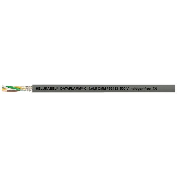 HELU 52399-500 dátový kábel 5 x 0.34 mm² sivá 500 m; 52399-500