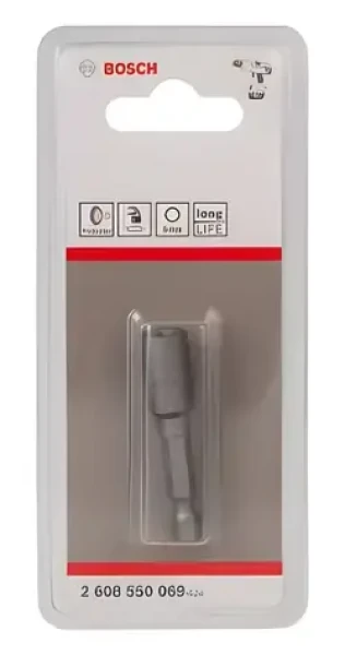 BOSCH Extra-Hard M3,5 / Nástrčný kľúč / SW 6 mm / Dĺžka 50 mm / S magnetom (2608550069)
