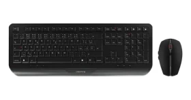 Cherry Gentix Desktop čierna / Set klávesnice a myši / Bezdrôtové / CZ/SK layout / 115 kláves (JD-7000CS-2)