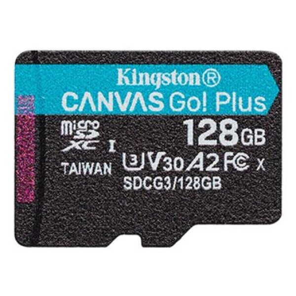 Kingston Canvas Go! Plus microSDXC 128GB / UHS-I V30 / U3 / Class 10 (SDCG3/128GBSP)