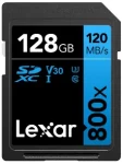 Lexar Professional 800x PRO Memory Card SDXC 128GB / čítanie: 120MBps / zápis 45MBps / UHS-I / Class 10 / V30 (LSD0800P128G-BNNNG)