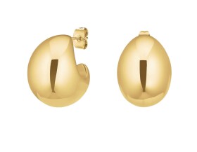 Rosefield Masívne pozlátené náušnice Chunky JECMG-J976