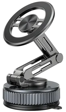 USAMS ZJ087 čierna / Magnetický držiak telefónu / univerzálny / 360° otočný / auto, domov, kancelária (ZJ087ZJ01)