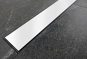 BESCO - Odtokový žľab VIRGO WHITE - Rozmer A - 90 cm ZLOL90VW