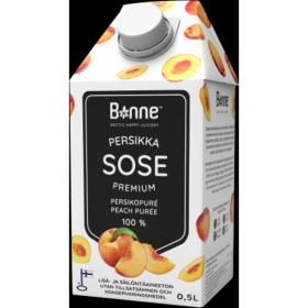 Ovocné pyré 100% Broskyňa 0,5 l - Bonne - Bonne