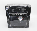 Mamido Mamido Autíčko na diaľkové ovládanie BMW M3 1:18 s volantom čierne