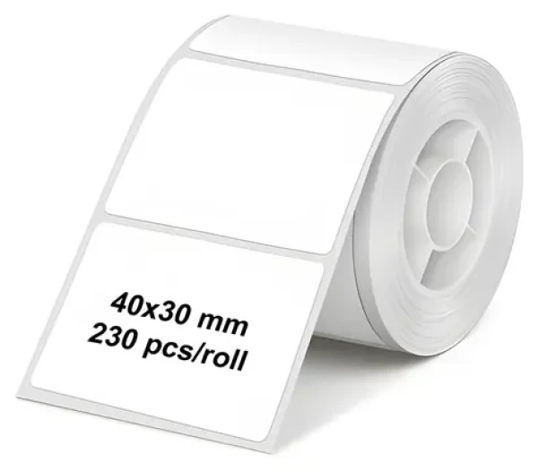 Olympia Samolepiace etikety pre PM220 transparentné / Etikety / 4x3 cm / 230 ks / 1 rolka (6322)