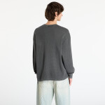 Tričko Carhartt WIP L/S Vista Waffle T-Shirt UNISEX Black Garment Dyed L