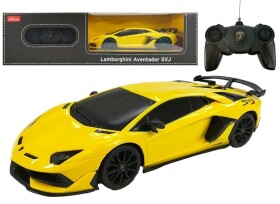 RASTAR RASTAR Auto na diaľkové ovládanie Lamborghini Aventador R / C 1:24 žlté