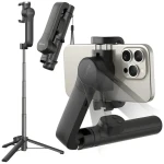 Araree Selfie Pod Gimbal 1X čierna / Selfie tyč s gimbalom a tripodom / Bluetooth diaľková spúšť / teleskopická 69 cm (AR60-02290A)
