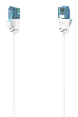 HAMA 200688 Flexi-Slim biela / Cat6a U/UTP / RJ45 / 0.75 m / 10 Gb/s / tenký (200688)