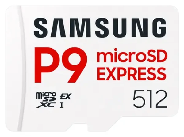 Samsung P9 Express / Pamäťová karta microSDXC / 512 GB / SD Express / UHS-I U3 / čítanie: 800 MB/s (MB-MK512T/WW)