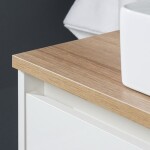 Mereo Opto, kúpeľňová skrinka 101 cm, čierna CN942S