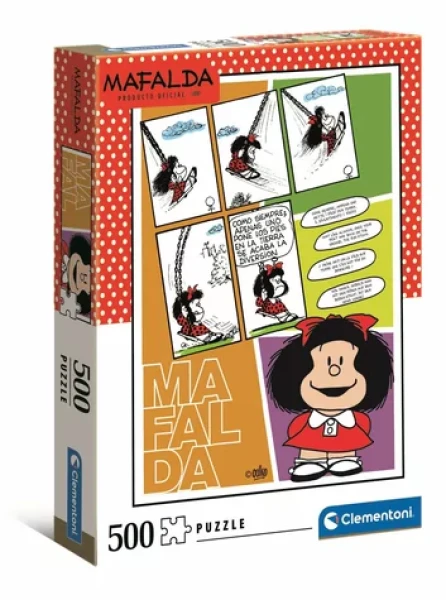 Clementoni PUZZLE Mafalda na hojdačke /500 dielikov/ od 10 rokov