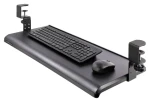 StarTech KEYBOARD- TRAY-CLAMP1 čierna / Priehradka pre klávesnicu a myš / Uchytenie svorkou / Výška 32 mm (KEYBOARD-TRAY-CLAMP1)