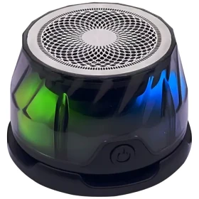 4smarts SoundCharge čierna / Reproduktor / MagSafe / Bluetooth 5.4 / bezdrôtové nabíjanie / RGB (541365)