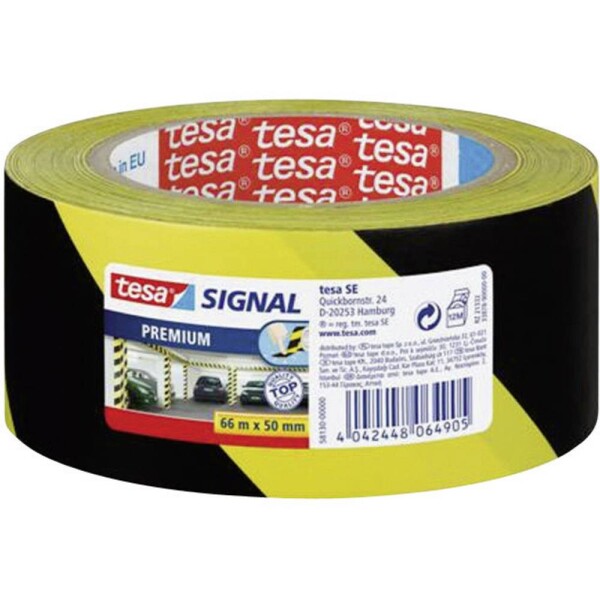 Tesa PREMIUM 58130-00000-01 značiace páska tesa® SIGNAL žltá, čierna (d x š) 66 m x 50 mm 1 ks; 58130-00000-01