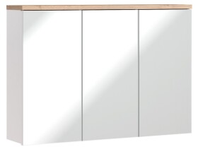 COMAD - Zrkadlová skrinka 100cm 3 dvierka BALI biela 5907611647547