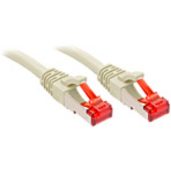 LINDY 47709 RJ45 sieťové káble, prepojovacie káble CAT 6 S/FTP 15.00 m sivá 1 ks; 47709