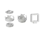 Calearo CAL-7131050 / Anténny adaptér / SHARK2 / otvor 20x20 mm / Fiat, Chrysler, Jeep, Dodge