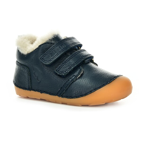Bisgaard Carter Lamb Navy zimné barefoot topánky 21 EUR
