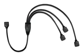 Inter-tech RGB rozbočovač káblov 3x 4-pin čierny / Rozbočovač / 0,48 m (88885466)