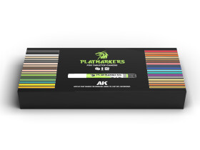 AK interactive AK PLAYMARKERS SPECIAL BOX AKM150 sada 34 ks akrylových markerov