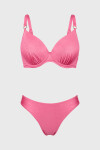 Dvojdielne plavky Glitter Pink Push-up