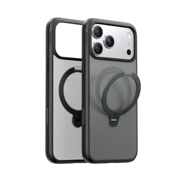 Torras Ostand Q3 Spin Case Ochranné púzdro pre Apple iPhone 17 Pro Max čierna (X00FX2392)