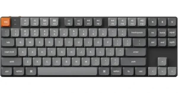 Keychron K1 Max (Gateron Red) / Klávesnica / 87 kláves / Mechanická / Low-profile / Red switch / QMK/ Via / BT / USB (K1M-H1)