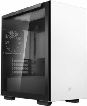 DEEPCOOL MACUBE 110 WH biela / Micro-ATX / 2xUSB 3.0 / 1x 120 mm / bez zdroja / priehľadná bočnica (R-MACUBE110-WHNGM1N-)