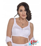 Mäkká podprsenka s kosticami Viki Irena 585 100-105 bílá 100F