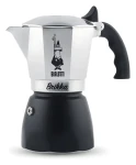 Bialetti New Brikka 2023 čierna / Moka kanvička / 2 šálky / 0,1 l / hliník (7327)