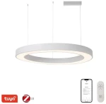 Immax NEO PASTEL SLIM biela / Závesné svietidlo / 95 cm / 68 W / Zigbee 3.0 / TUYA (07214L)